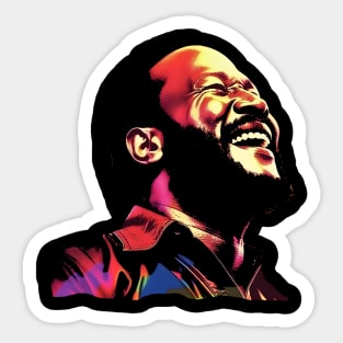 Marvin Gaye Retro Sticker